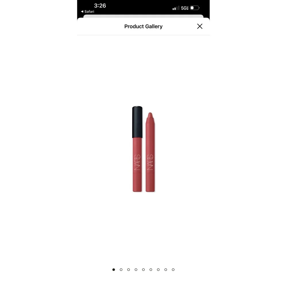 NARS Powermatte High-Intensity Lip Pencil Born To Be Wild 186 Brick Red Matte